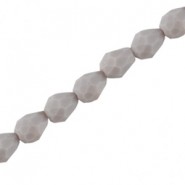 Top Facet kralen druppel 3x6mm Greige topaz opal 